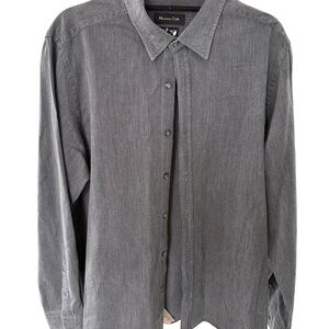 Massimo Dutti Italian Fabric Button-Up Shirt XL